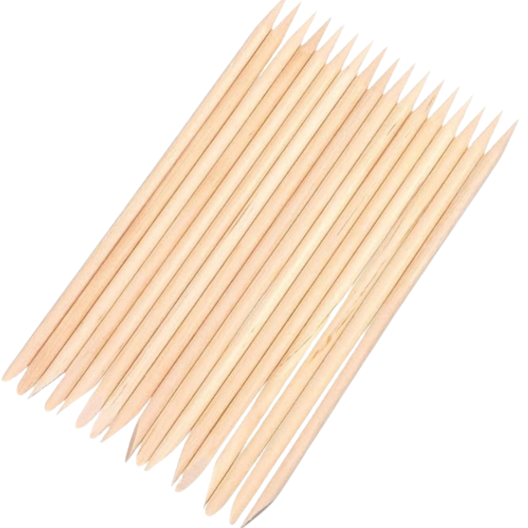 Pointed Brow Wooden Wax Sticks