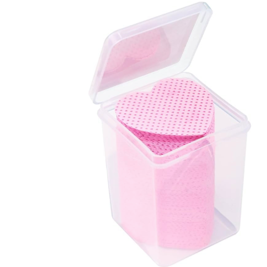 Lint Free Heart Shaped Wipes